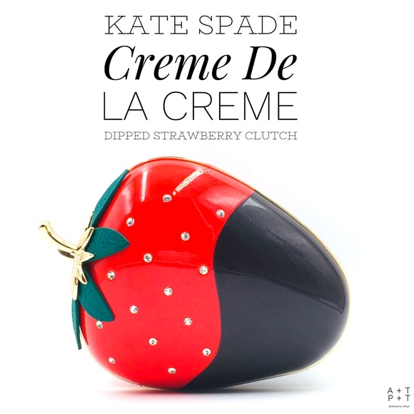 kate spade Handbags - Kate Spade Creme De La Creme Strawberry Clutch